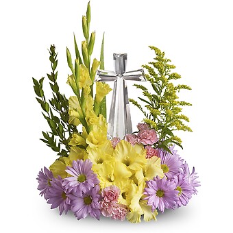 Crystal Cross Bouquet