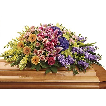 Garden of Sweet Memories Casket Spray