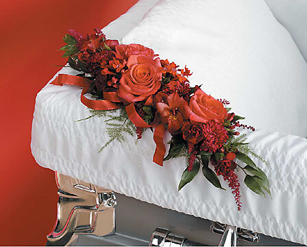 Red Casket Adornment